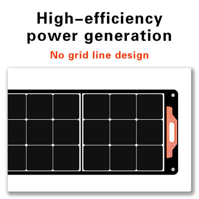 โมโนคริสตัลลิน พาเนลแสงอาทิตย์พกพา โมดูลแสงอาทิตย์ 200W สําหรับแคมป์กลางแจ้ง