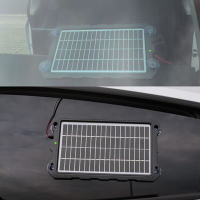 10W 12V แบตเตอรี่แสงอาทิตย์ Trickle Charger แบตเตอรี่ที่ใช้พลังงาน การบํารุงรักษา ทะเล
