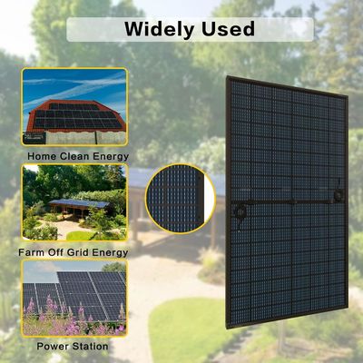 400W PV โมโนคริสตัล ไบฟาเซียล โซลาร์ แพเนล คิต 10BB
