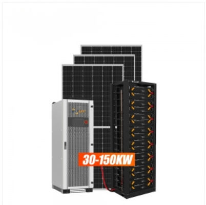 30KW 50KW 100KW Off Grid/Hybrid ระบบพลังงานแสงอาทิตย์ สําหรับการค้าและอุตสาหกรรม