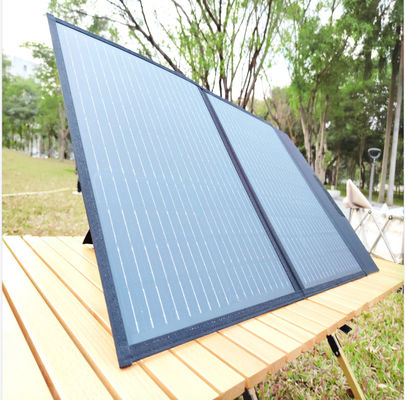 FT60 แผนแสงอาทิตย์พับ 60w ชาร์จเบนท์ กันน้ํา IP65 สีดํา