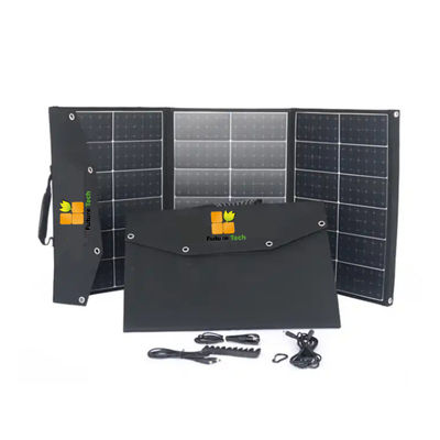 ผ้าห่มแสงอาทิตย์แบบพับพกพาแบบโมโนคริสตัลลิน 100W สําหรับบ้าน