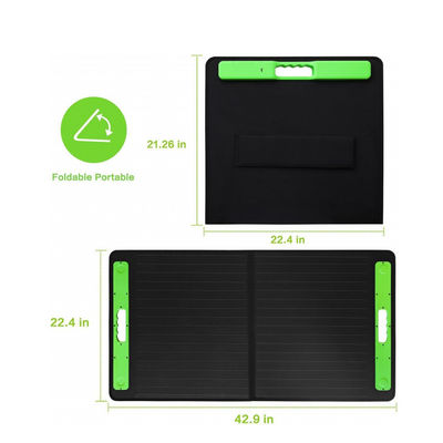 ผ้าห่มแสงอาทิตย์แบบพับได้ตามความต้องการ กันน้ําสําหรับคาราวาน 100W 19V
