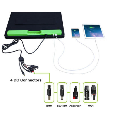 ผ้าห่มแสงอาทิตย์แบบพับได้ตามความต้องการ กันน้ําสําหรับคาราวาน 100W 19V