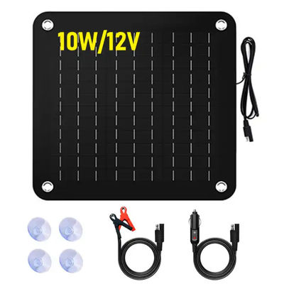 IP67 กันน้ํา 12V Usb ชาร์จแบตเตอรี่แสงอาทิตย์ ชาร์จแผ่นแสงอาทิตย์