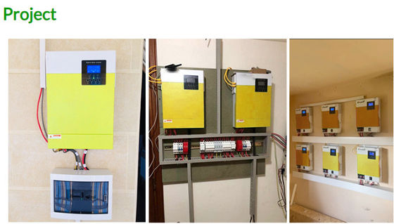 FT3000 ออฟเกรด อินเวอร์เตอร์ สะอาด Sine Wave Solar Inverter 3KW 110/120VAC ด้วยสีเหลือง