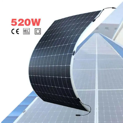 520W โฟโตวอลไทย แพเนลพลังแสงอาทิตย์ยืดหยุ่น ผนังบาง Rolling สําหรับเรือ Camper trailer