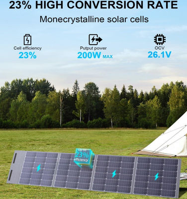 200W โมดูลพลังแสงอาทิตย์ PV แบบยืดหยุ่น แพนลล์ MC4 OEM