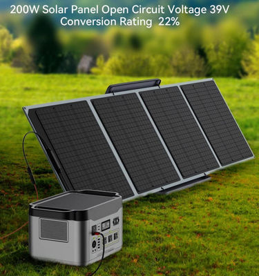 ระบบแผ่นพลังแสงอาทิตย์พับ 36V 160w สําหรับโรงไฟฟ้า RV Off Grid