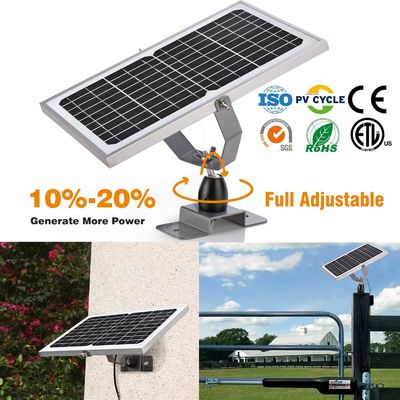 ODM Trickle แหล่งชาร์จแสงอาทิตย์ เครื่องชาร์จพกพา 10W 12V