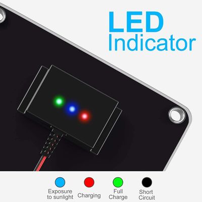 เครื่องไฟฟ้า Trickle 12V แบตเตอรี่แสงอาทิตย์ แผ่นชาร์จกันน้ํา 10W