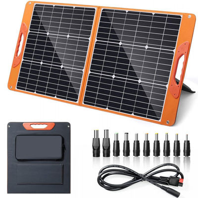 แพคเกจระบบแสงอาทิตย์ RV 100W ที่พับได้ Off Grid สําหรับการเดินแคมป์