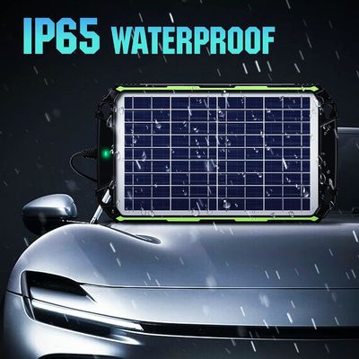 เครื่องชาร์จแบตเตอรี่พลังแสงอาทิตย์ กันน้ํา 10W 12V สําหรับรถ เรือ RV ทะเล