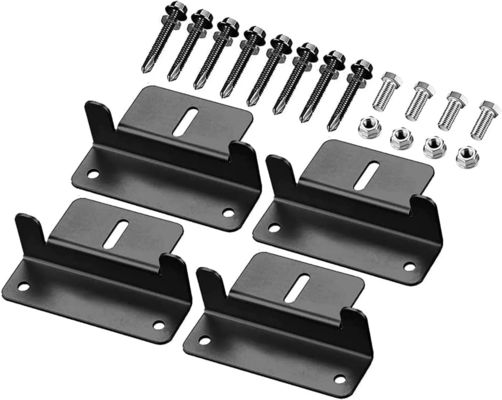 อุปกรณ์เสริมแผ่นแสงอาทิตย์เบา Z Bracket Mount Anodized Aluminum Mounting