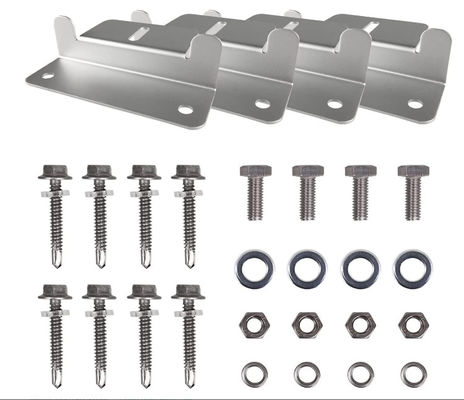 รถยนต์ RV แพนลโซลาร์ การติดตั้ง Brackets ระบบโซลาร์