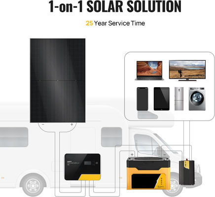 400W 10BB แผ่นแสงอาทิตย์แข็งเบา โมโน โมดูลแสงอาทิตย์ OEM
