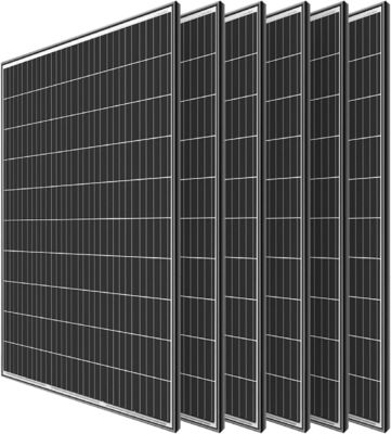 แผ่นพลังแสงอาทิตย์ 24V 320W โมโนคริสตัลลีน ON Off Grid สําหรับรถยนต์ RV