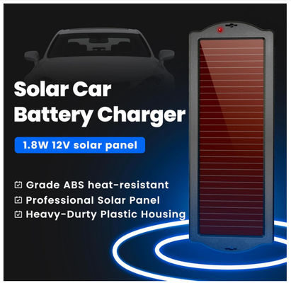 เครื่องชาร์จแสงอาทิตย์แบบพกพา แพวเวอร์แบงค์ 1.8W 12V ชาร์จแสงอาทิตย์แบบกันน้ํา