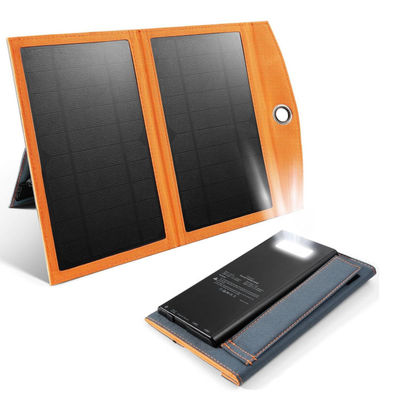 เครื่องชาร์จแสงอาทิตย์แบบพกพา 10W โมโนเซลล์ แพนล 5V 3A