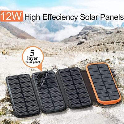 OEM 12V พานล์แสงอาทิตย์พกพา ชาร์จจาน้ําแสงอาทิตย์ 27000mAh