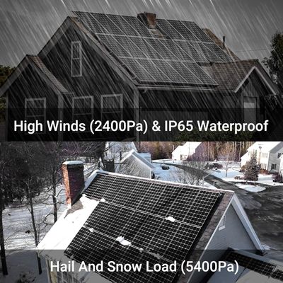 250W 15V โมโนคริสตัลลินสโลาร์แพนล โมดูล PV Off Grid น้ําหนักเบา