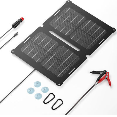 เครื่องชาร์จแสงอาทิตย์แบบพกพา 12V 25W สําหรับการใช้งานที่แตกต่างกัน