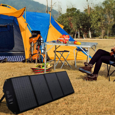 โมดูลไฟฟ้าไฟฟ้าแสงอาทิตย์แบบโมโนคริสตัลลิน 12V 40w สําหรับแคมป์กลางแจ้ง