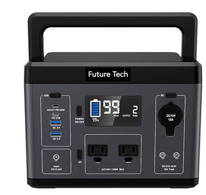 พกพาสํารอง โซลาร์เจนเนอเรเตอร์ สถานไฟฟ้า แบตเตอรี่ลิตยูม 296Wh