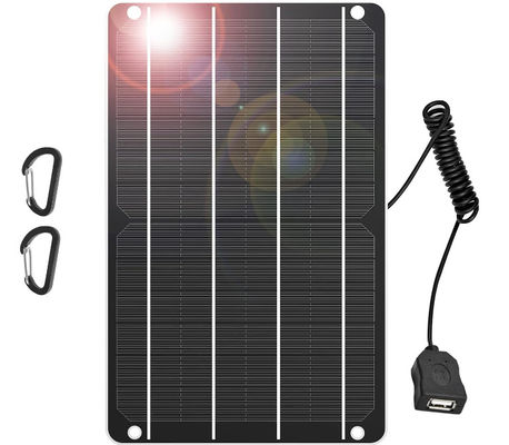 USB ซิลิคอน โมโนคริสตัลลีน พาเนลชาร์จแสงอาทิตย์พกพา