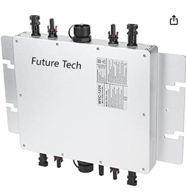 FTB1200 PV Solar Micro Inverter ระบบการผลิตพลังงานด้วยสีขาว