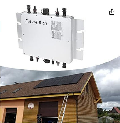 FTB1200 PV Solar Micro Inverter ระบบการผลิตพลังงานด้วยสีขาว