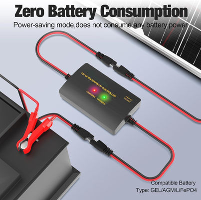 25W แบตเตอรี่แสงอาทิตย์ ทริคเคิลชาร์จเมนเทนเนอร์ 12V สําหรับรถยนต์ มอเตอร์ไซค์