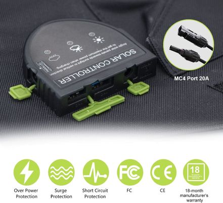 โพลิกริสตัลลิน พาเนลพลังแสงอาทิตย์พกพา 140W สําหรับมือถือแล็ปท็อป