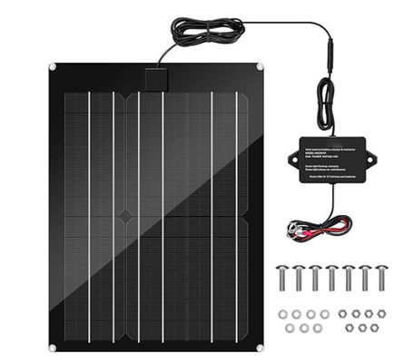 FTBM15 ชุดแผ่นพลังแสงอาทิตย์ สร้างใน MPPT Charge Controller กันน้ําด้วยสีดํา