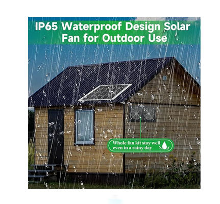 FTB20 Outdoor Solar Panel Kit พลังงานพัดลมอากาศสําหรับไก่ IP65 กันน้ํา